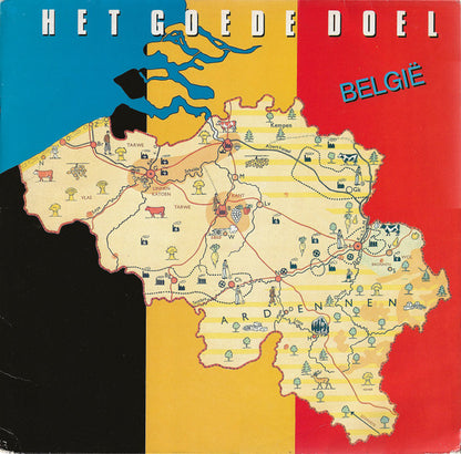 Goede Doel - België (LP) Vinyl LP Vinyl Very Good (VG) <br> Hoes Good Plus (G+)