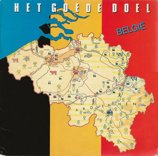 Goede Doel - België (LP) Vinyl LP Vinyl Very Good (VG) <br> Hoes Good Plus (G+)