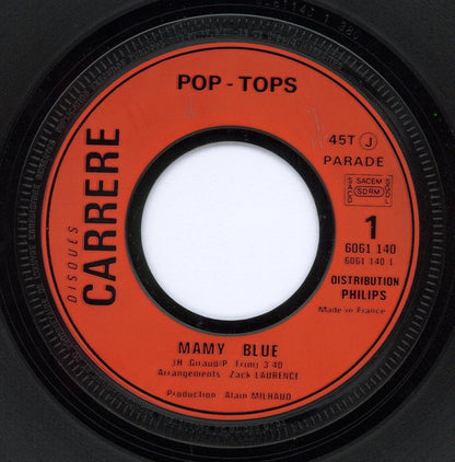 Pop Tops - Mamy Blue Vinyl Singles Vinyl Very Good (VG) <br> Hoes Generic