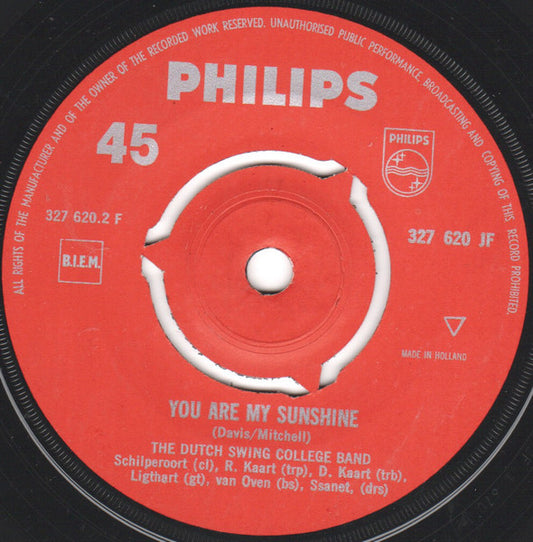 Dutch Swing College Band - Dominique Vinyl Singles Vinyl Zeer Goed / Hoesje Generic "VINYLSINGLES.NL"