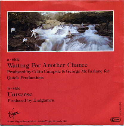 Endgames - Waiting For Another Chance Vinyl Singles Vinyl Very Good (VG) <br> Hoes Good Plus (G+)