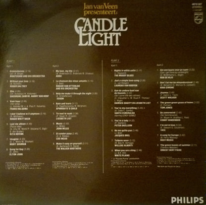 Various - Jan Van Veen Presenteert: Candlelight (LP) 50997 LP Dubbel Goede Staat
