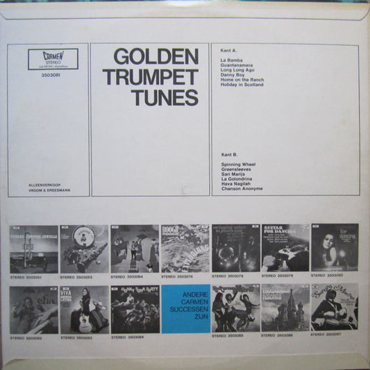 Pete Rankon - Golden Trumpet Tunes (LP) Vinyl LP Vinyl Zeer Goed / Hoesje Goed "VINYLSINGLES.NL"