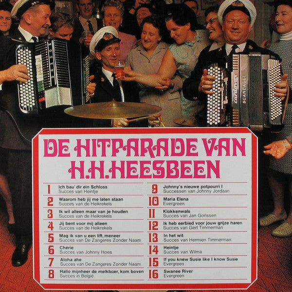 Trio Heesbeen - De Hitparade Van H.H. Heesbeen (LP) Vinyl LP Vinyl Very Good (VG) <br> Hoes Good Plus (G+)