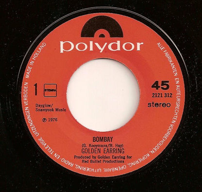 Golden Earring - Bombay Vinyl Singles Vinyl Goed / Hoes Generic