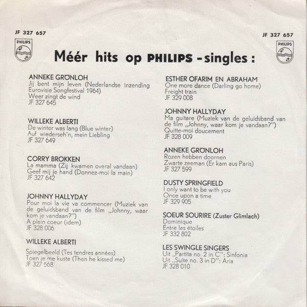 Willy Alberti - Zondag In Amsterdam = Sonntag In Amsterdam 43393 Vinyl Singles Vinyl Very Good (VG) <br> Hoes Good Plus (G+)