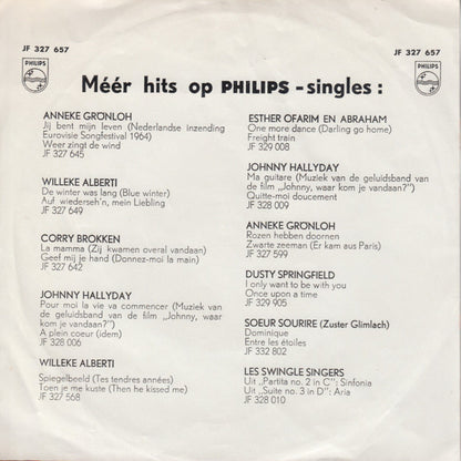 Willy Alberti - Zondag In Amsterdam = Sonntag In Amsterdam 43393 Vinyl Singles Vinyl Very Good (VG) <br> Hoes Good Plus (G+)