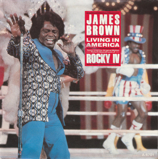 James Brown - Living In America Vinyl Singles Vinyl Very Good (VG) <br> Hoes Good Plus (G+)