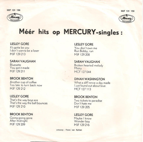 Julie Rogers - The Wedding (La Novia) 40047 Vinyl Singles Vinyl Goed / Hoes Goed