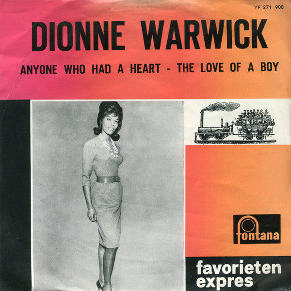 Dionne Warwick - Anyone Who Had A Heart 36645 Vinyl Singles Zeer Goede Staat