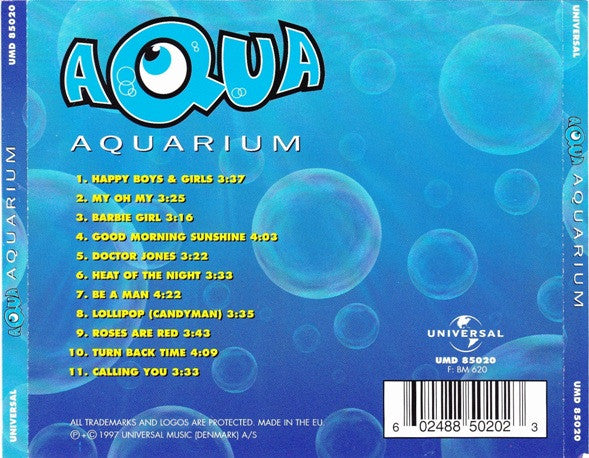 Aqua - Aquarium (CD) Compact Disc Goede Staat