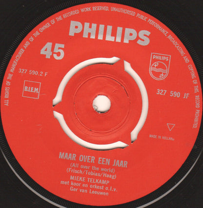 Mieke Telkamp - Goodbye Baby Vinyl Singles Vinyl Very Good (VG) <br> Hoes Generic