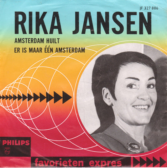 Rika Jansen - Amsterdam Huilt Vinyl Singles Goede Staat