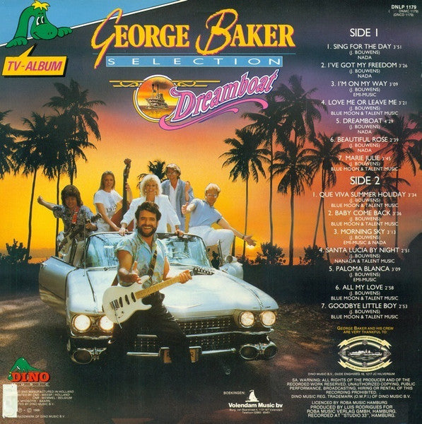 George Baker Selection - Dreamboat (LP) Vinyl LP Vinyl Very Good (VG) <br> Hoes Good Plus (G+)