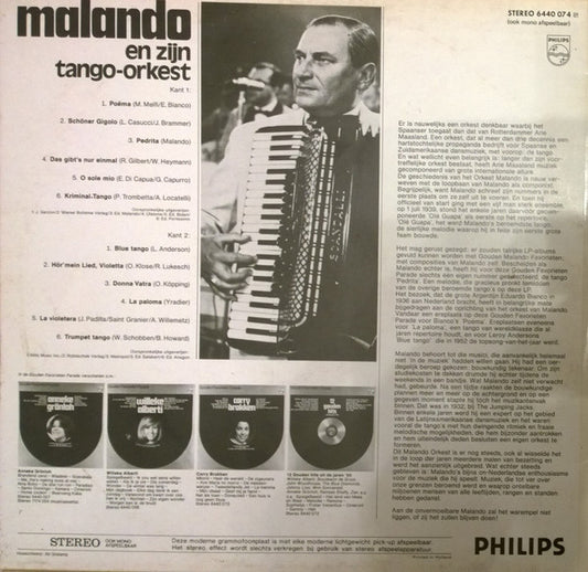 Malando En Zijn Tango-Orkest - Malando (LP)