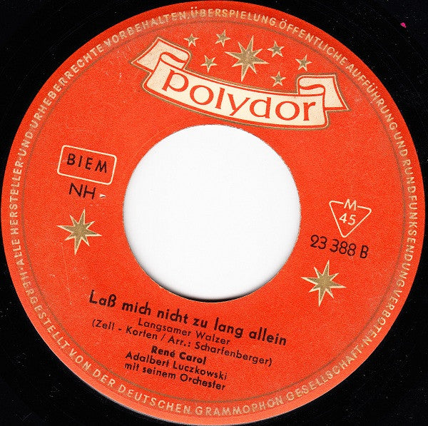 René Carol - Der Goldschmied Von Toledo Vinyl Singles Vinyl Zeer Goed / Hoesje Goed "VINYLSINGLES.NL"