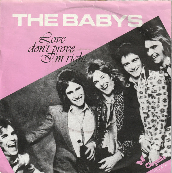 Babys - Love Don't Prove I'm Right 33210 Vinyl Singles Goede Staat