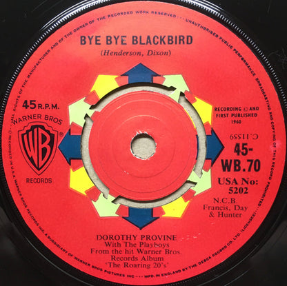 Dorothy Provine And The Roaring **'s The Girls - Crazy Words, Crazy Tune Vinyl Singles Vinyl Very Good (VG) <br> Hoes Good Plus (G+)