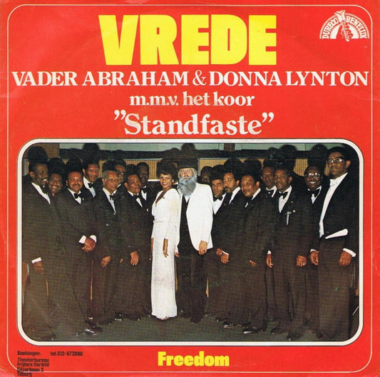 Vader Abraham & Donna Lynton - Vrede (B) 37244 Vinyl Singles Goede Staat