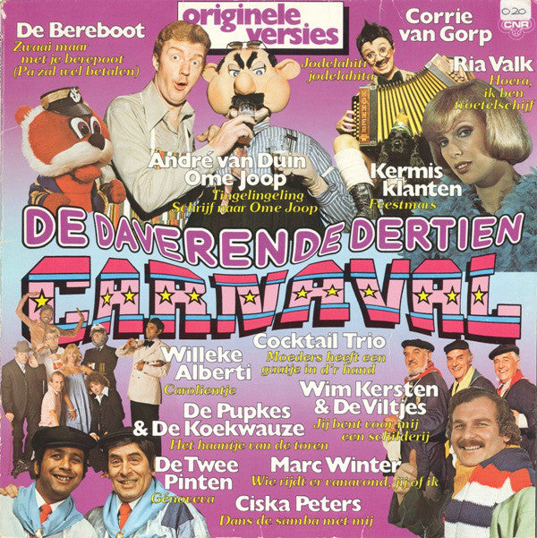 Various - De Daverende Dertien Carnaval (LP) Vinyl LP Vinyl Zeer Goed / Hoesje Goed "VINYLSINGLES.NL"