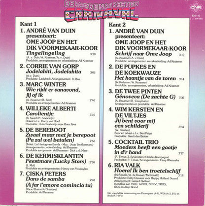 Various - De Daverende Dertien Carnaval (LP) Vinyl LP Vinyl Zeer Goed / Hoesje Goed "VINYLSINGLES.NL"
