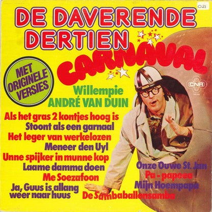 Various - De Daverende Dertien Carnaval (LP) Vinyl LP Vinyl Zeer Goed / Hoesje Goed "VINYLSINGLES.NL"