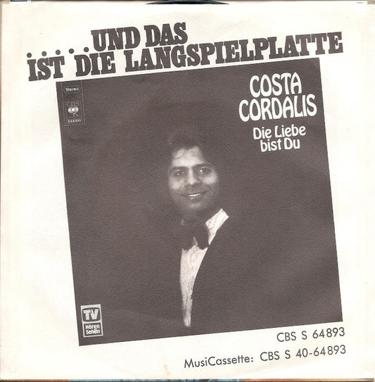 Costa Cordalis - Es Wird Schon Weitergeh'n