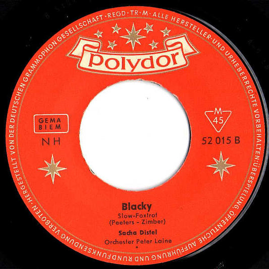 Sacha Distel - Wir Könnten Freunde Sein Vinyl Singles Vinyl Zeer Goed / Hoesje Generic "VINYLSINGLES.NL"