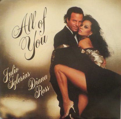 Julio Iglesias, Diana Ross - All Of You 38330 Vinyl Singles Goede Staat