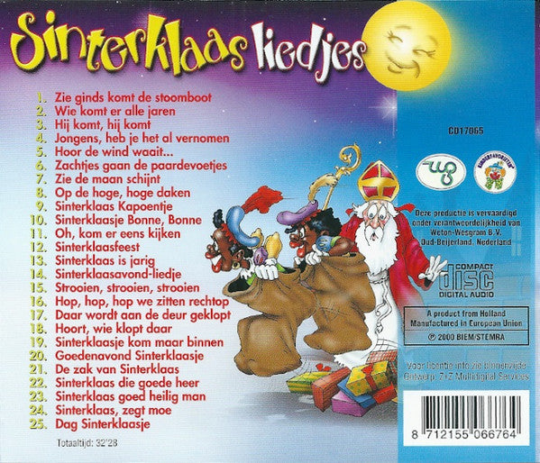 Gouden Nachtegaaltjes - Sinterklaasliedjes (CD) Compact Disc Goede Staat