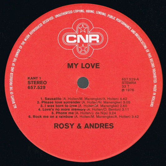 Rosy & Andres - My Love (LP) 48627