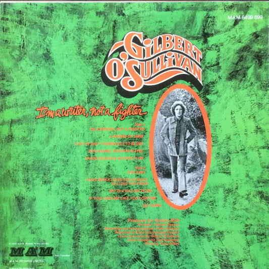 Gilbert O'Sullivan - I'm A Writer, Not A Fighter (LP)
