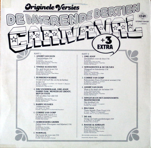 Various - De Daverende Dertien Carnaval + 3 Extra (LP) 51555