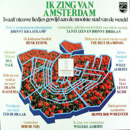 Various - Ik Zing Van Amsterdam (LP) Vinyl LP Goede Staat