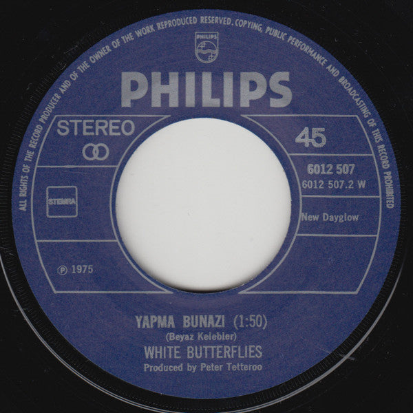 Beyaz Kelebekler - Sengidince Vinyl Singles Vinyl Zeer Goed / Hoesje Generic "VINYLSINGLES.NL"