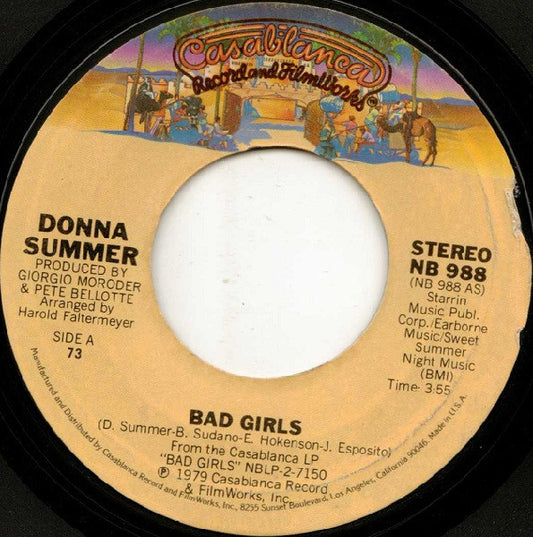 Donna Summer - Bad Girls 39155 Vinyl Singles Goede Staat