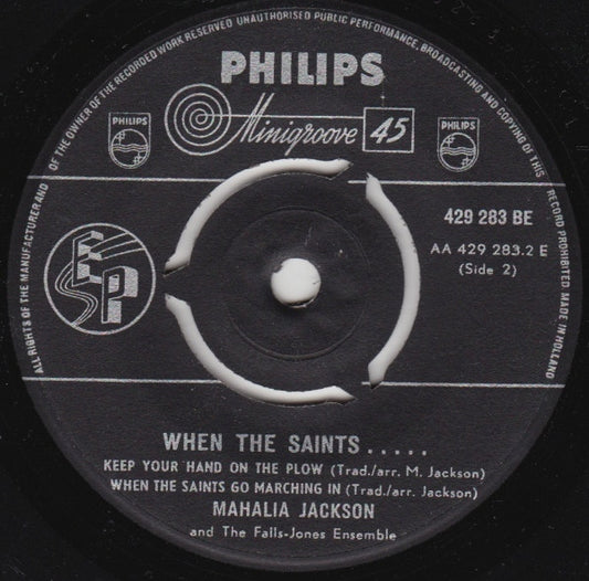 Mahalia Jackson And The Falls-Jones Ensemble - When The Saints