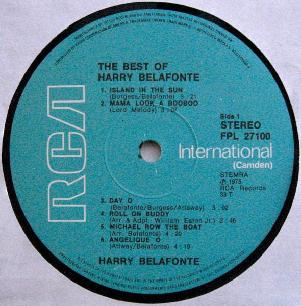 Harry Belafonte - The Best Of Harry Belafonte (LP) 49904 Vinyl LP Dubbel Goede Staat