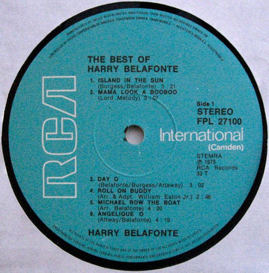 Harry Belafonte - The Best Of Harry Belafonte (LP) Vinyl LP Dubbel Vinyl Zeer Goed / Hoesje Goed "VINYLSINGLES.NL"