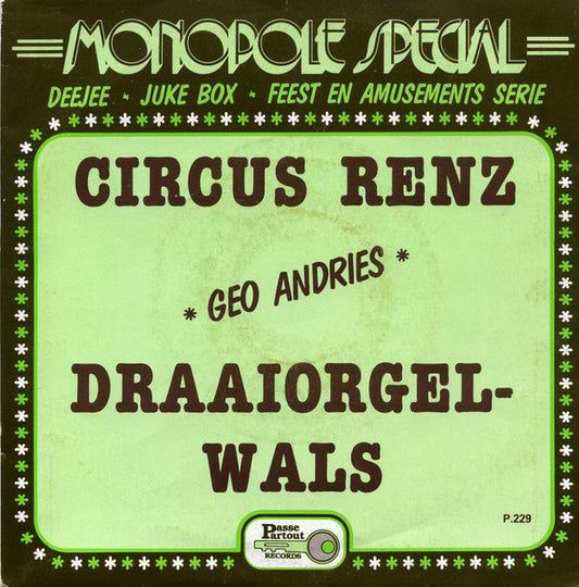 Geo Andries - Circus Renz 34650 Vinyl Singles VINYLSINGLES.NL
