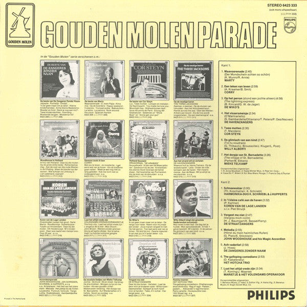 Various - Gouden Molen Parade (LP) 41450