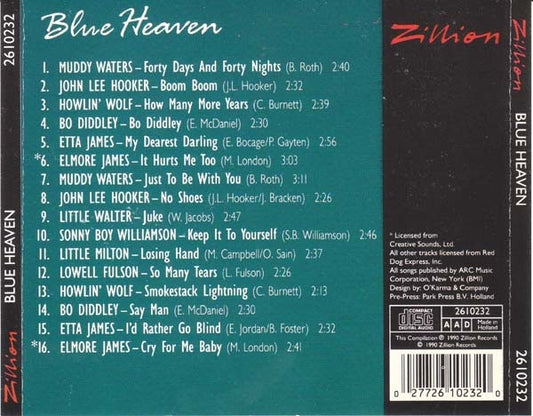 Various - Blue Heaven (CD) Compact Disc Goede Staat "VINYLSINGLES.NL"
