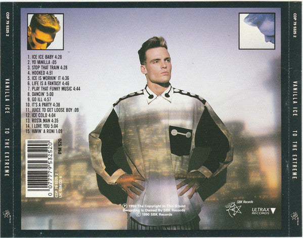Vanilla Ice - To The Extreme (CD) Compact Disc Goede Staat