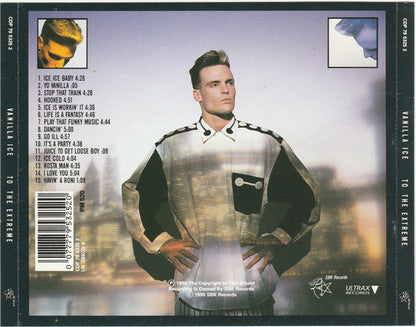 Vanilla Ice - To The Extreme (CD) Compact Disc Goede Staat