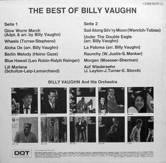 Billy Vaughn And His Orchestra - The Best Of Billy Vaughn (LP) Vinyl LP Vinyl Zeer Goed / Hoesje Goed "VINYLSINGLES.NL"