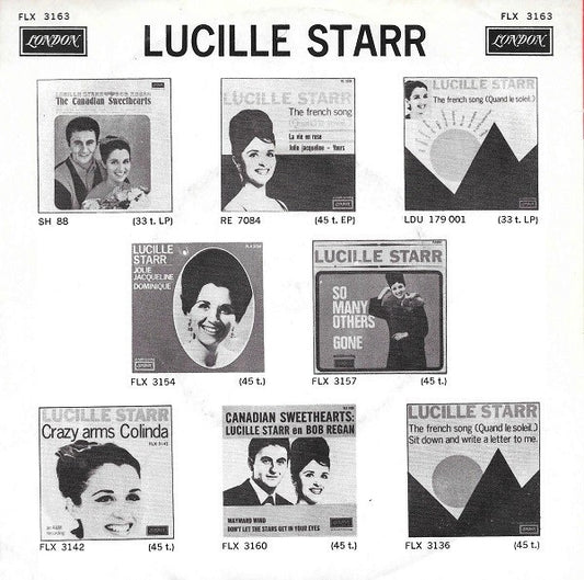 Lucille Starr - Chante Encore Dans La Nuit Vinyl Singles Vinyl Zeer Goed / Hoesje Goed "VINYLSINGLES.NL"