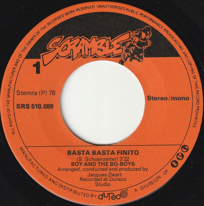 Boy And The Bo-Boys - Basta Basta Finito 17543 37605 Vinyl Singles VINYLSINGLES.NL