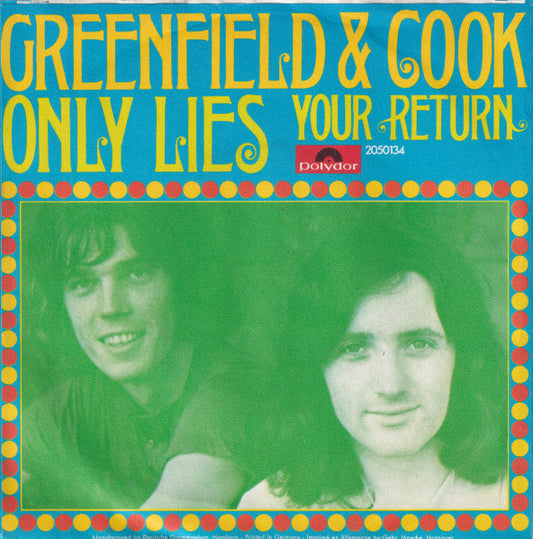 Greenfield & Cook - Only Lies 36614 Vinyl Singles Goede Staat