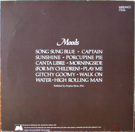 Neil Diamond - Moods (LP) 50344 Vinyl LP VINYLSINGLES.NL