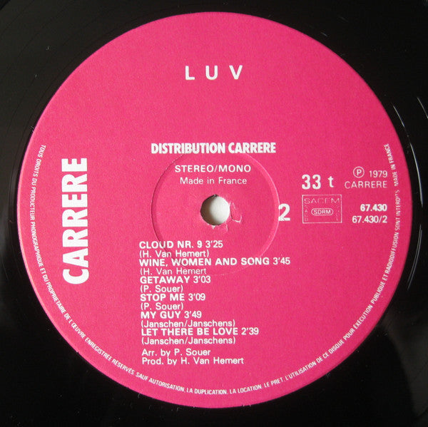 Luv' - True Luv' (LP) 48598 Vinyl LP Goede Staat